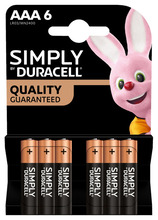 Batteri AAA 6-pack Duracell